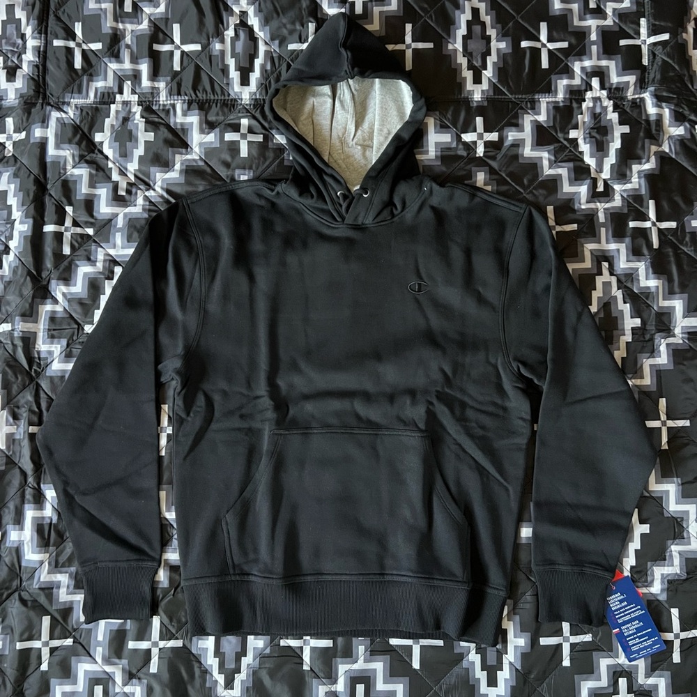 Champion Black Pullover Hoodie